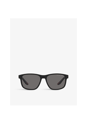 Prada Linea Rossa Ps 06Ys Pillow-Frame Acetate Sunglasses