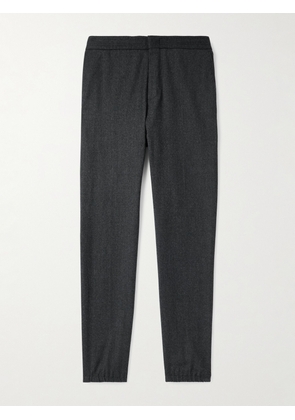 Zegna - Tapered Wool Trousers - Men - Gray - IT 46