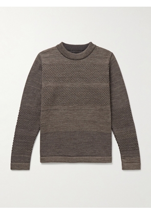 S.N.S. Herning - Fisherman Wool Rollneck Sweater - Men - Brown - S