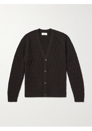 Mr P. - Cable-Knit Wool Cardigan - Men - Brown - XS