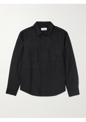 Mr P. - Woven Overshirt - Men - Black - XS