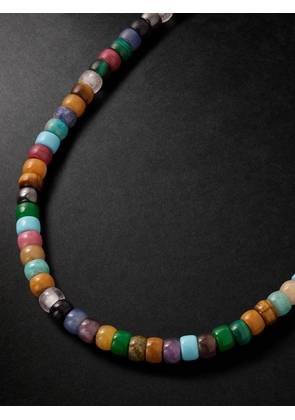 Carolina Bucci - Moonbow 18-Karat Gold Multi-Stone Beaded Necklace - Men - Multi