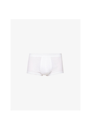 Mens Zimmerli Slim-Fit Cotton-Jersey Trunks