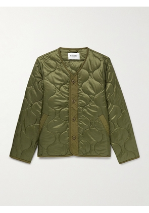 Corridor - Quilted Ripstop Jacket - Men - Green - S