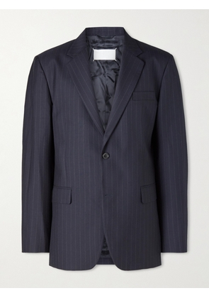 Maison Margiela - Pinstriped Wool Suit Jacket - Men - Blue - IT 46