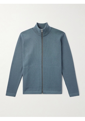 S.N.S. Herning - Naval Slim-Fit Wool Zip-Up Cardigan - Men - Blue - S