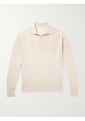 Stòffa - Cashmere Polo Shirt - Men - Neutrals - IT 48