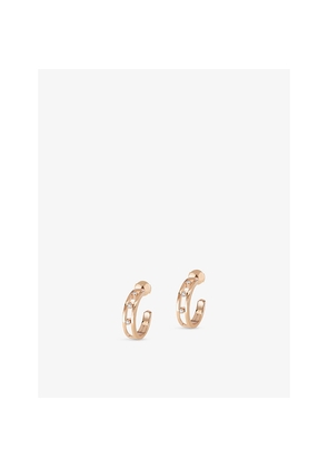Messika Move 18ct Rose-Gold and Diamond Hoop Earrings
