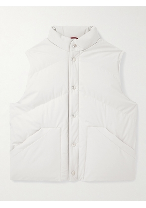 Brunello Cucinelli - Quilted Shell Down Gilet - Men - Neutrals - XS