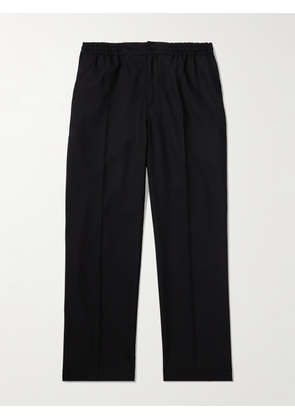 Mr P. - Arthur Wide-Leg Woven Drawstring Trousers - Men - Black - 28