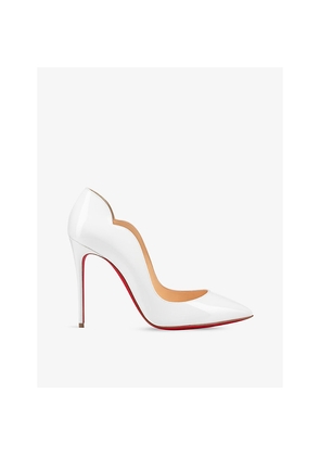 Womens Christian Louboutin Hot Chick 100 Patent-Leather Courts