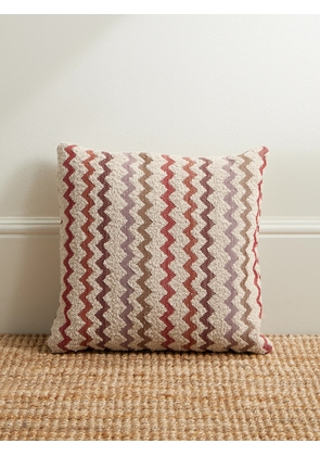 Missoni Home - Capri Striped Bouclé Pillow - Men - Red