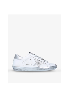 Womens Golden Goose Women's Superstar 80185 Leather Low-Top Trainers
