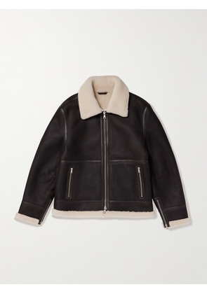 Mr P. - Shearling Bomber Jacket - Men - Brown - XS