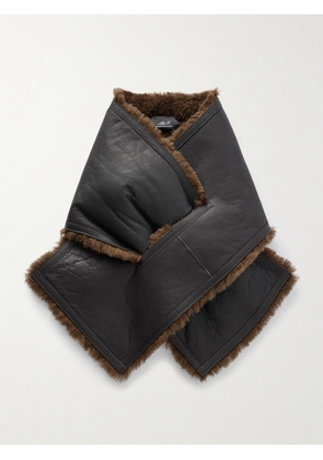 Mr P. - Shearling Scarf - Men - Black