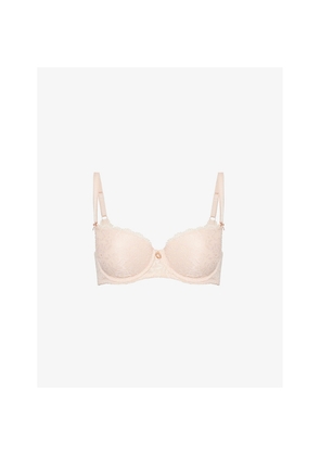 Womens Aubade Rosessence Stretch-Lace Half-Cup Bra