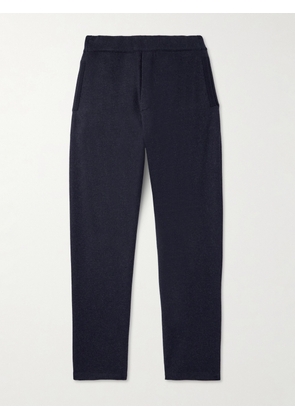 Loro Piana - Rio Cashmere-Blend Jersey Drawstring Trousers - Men - Blue - S