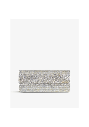 Womens Jimmy Choo Sweetie Glitter Acrylic Clutch
