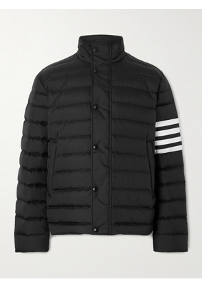Thom Browne - Striped Quilted Ripstop Down Jacket - Men - Black - 1