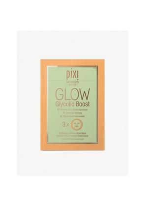 Pixi Glow Glycolic Boost Sheet Mask Pack Of Three