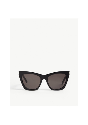Womens Saint Laurent Sl214 Kate Cat-Eye-Frame Sunglasses