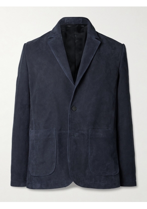 Mr P. - Suede Blazer - Men - Blue - XS
