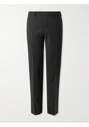 Boglioli - Straight-Leg Garment-Dyed Wool-Blend Trousers - Men - Black - IT 46