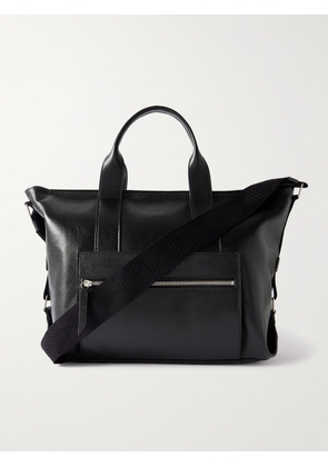 Métier - Racer Full-Grain Leather Tote Bag - Men - Black
