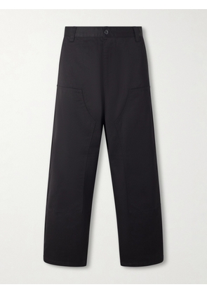 Carhartt WIP - Brady Double Knee Straight-Leg Twill Trousers - Men - Black - XS