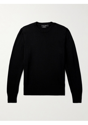 Canada Goose - Rosseau Logo-Appliquéd Wool Sweater - Men - Black - S