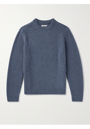 Nudie Jeans - August Ribbed Wool Sweater - Men - Blue - XS