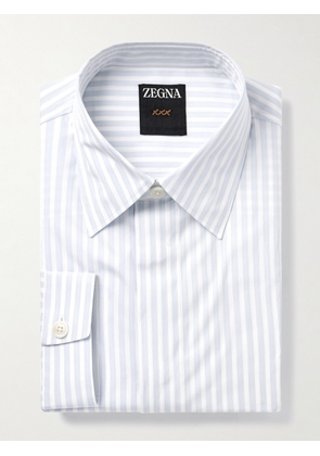 Zegna - Striped Cotton Shirt - Men - White - EU 38