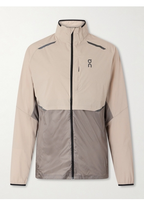 ON - Weather Logo-Print Recycled-Shell and Micro-Ripstop Jacket - Men - Neutrals - S