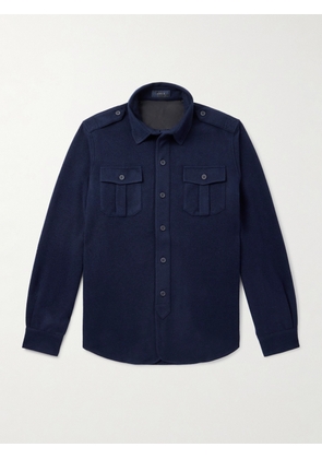 SEASE - Wool-Blend Shirt - Men - Blue - M