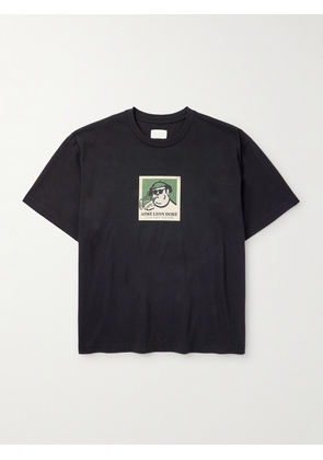 Aimé Leon Dore - Musician Printed Cotton-Jersey T-Shirt - Men - Black - XS