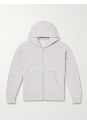 Visvim - Jumbo Wool and Cotton-Blend Jersey Zip-Up Hoodie - Men - Gray - 1