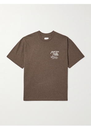 Aimé Leon Dore - Dynasty Logo-Print Cotton-Jersey T-Shirt - Men - Brown - XS