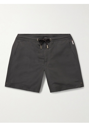 Orlebar Brown - Bulldog Straight-Leg Mid-Length Recycled Swim Shorts - Men - Brown - UK/US 28