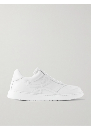 LOEWE - Jambo Logo-Appliquéd Leather Sneakers - Men - White - EU 40
