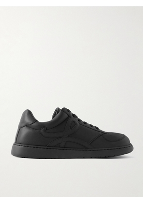 LOEWE - Jambo Logo-Appliquéd Leather Sneakers - Men - Black - EU 40