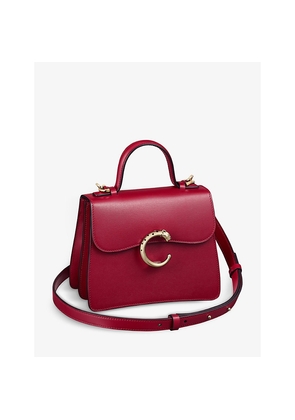 Womens Panthère De Cartier Mini Leather Cross-Body Bag