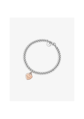 Tiffany & Co Return To Tiffany Heart Tag Medium 18ct Rose-Gold and Sterling Silver Bracelet