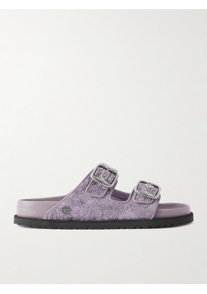 BIRKENSTOCK 1774 - Arizona Velvet Sandals - Men - Purple - EU 41