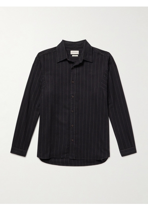 Oliver Spencer - Garrison Striped Organic Cotton Shirt - Men - Blue - S