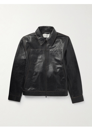 Oliver Spencer - Norton Leather Jacket - Men - Black - S