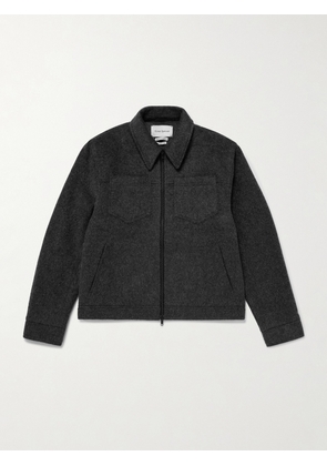 Oliver Spencer - Norton Brushed Recycled Wool-Blend Jacket - Men - Gray - UK/US 36