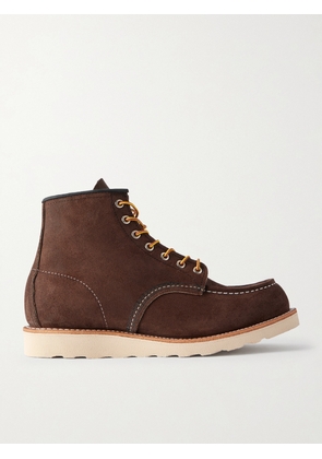 Red Wing Shoes - 8836 Classic Moc Suede Boots - Men - Brown - UK 6