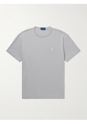 Polo Ralph Lauren - Logo-Embroidered Cotton-Jersey T-Shirt - Men - Gray - XS