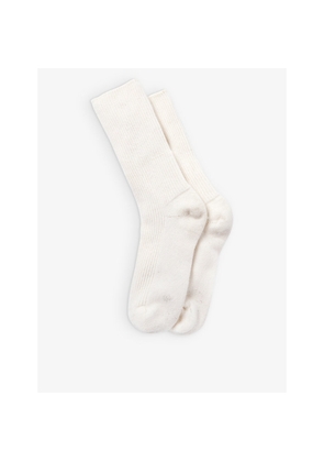 Womens The White Company Ribbed Cashmere Bed Socks Sizes 4-7