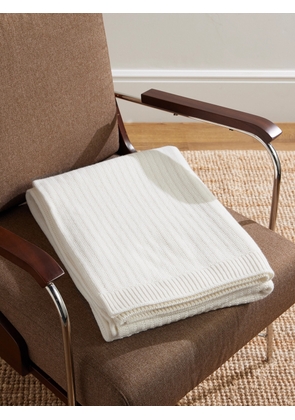 Johnstons of Elgin - Ribbed Cashmere Throw - Men - Neutrals